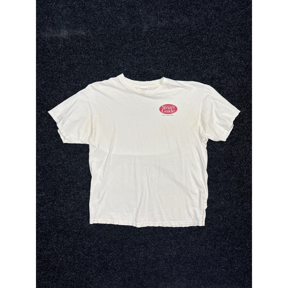 Vintage Delta Smart Guide Wiley Publishing T-Shirt XL Wise Up Already White
